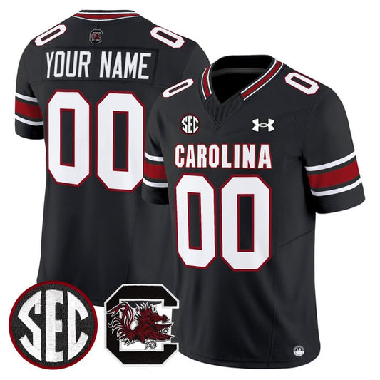 Custom South Carolina Gamecocks Jersey 2025 Limited Stitched Black by My Store