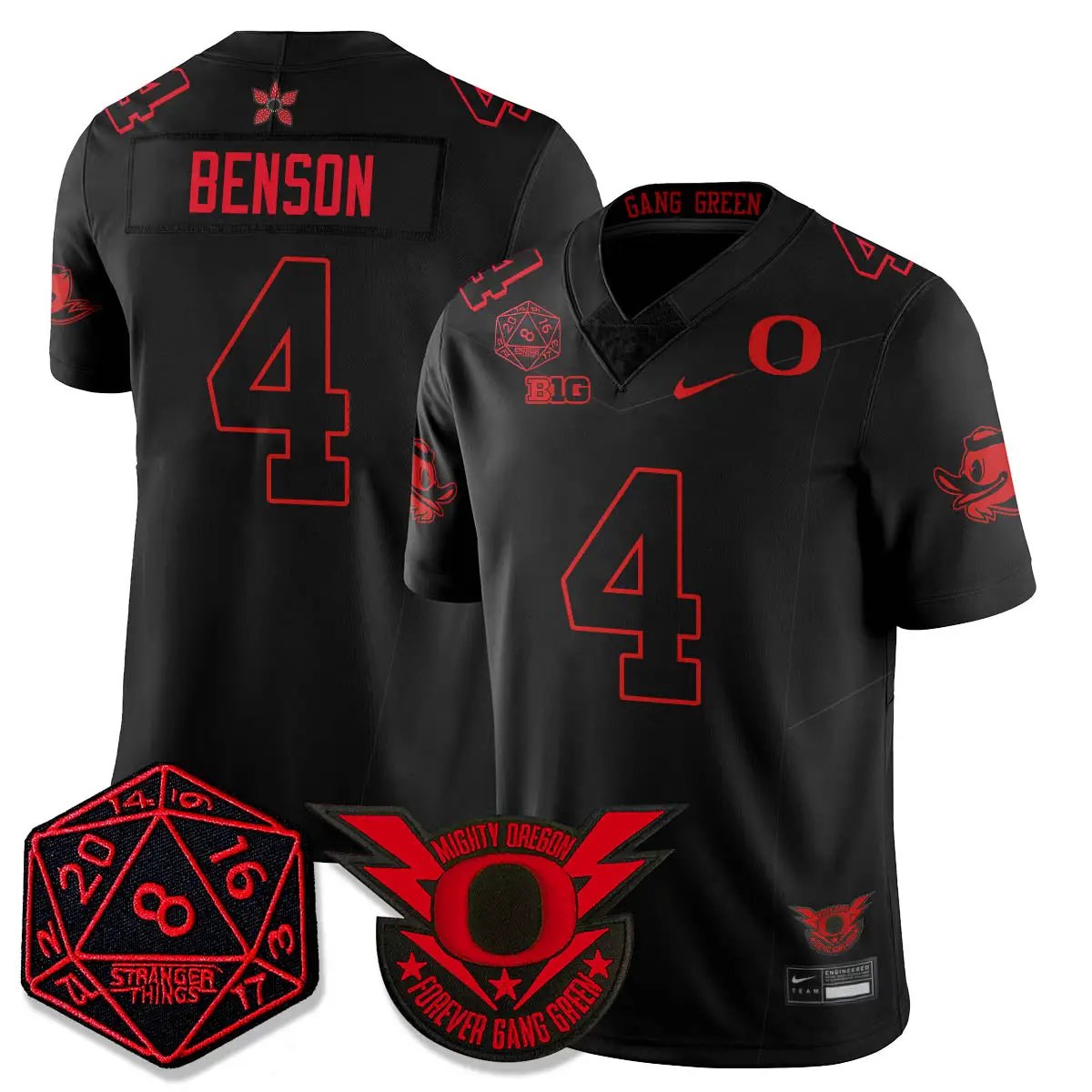ORE Stranger Things Vapor Limited Jersey by Oregon Ducks