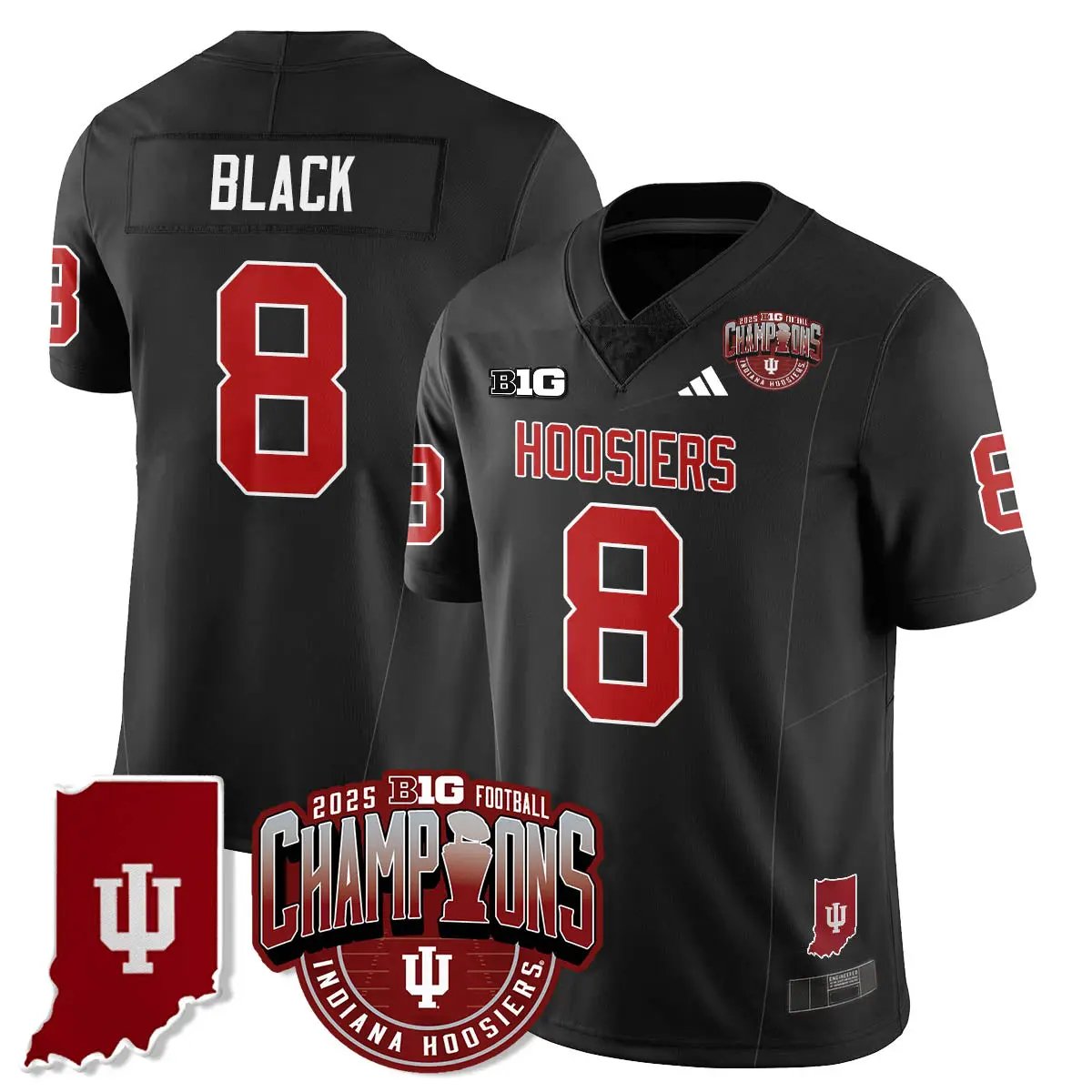 IND Vapor Limited Football Jersey - Big 10 Champions by Indiana Hoosiers