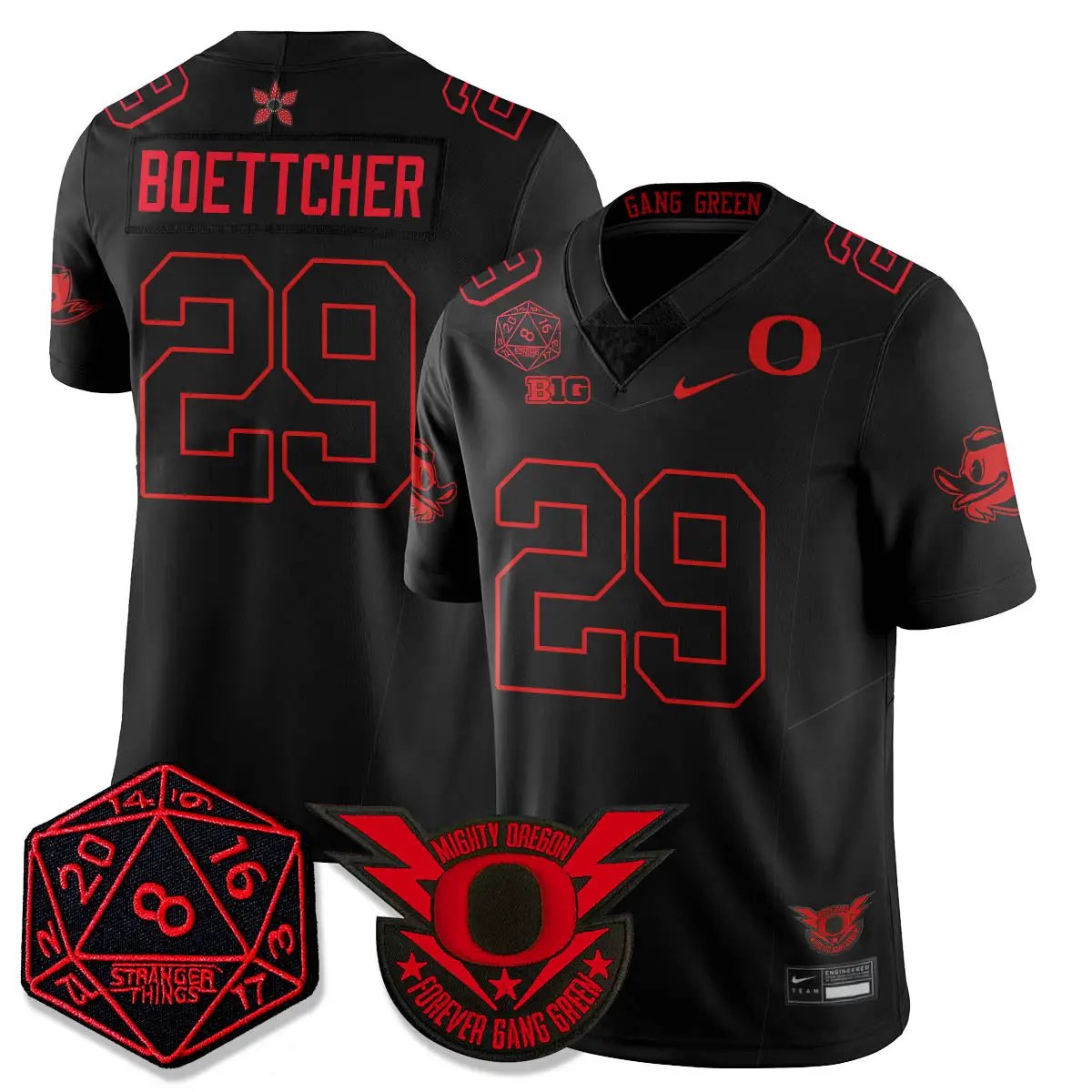 ORE Stranger Things Vapor Limited Jersey by Oregon Ducks