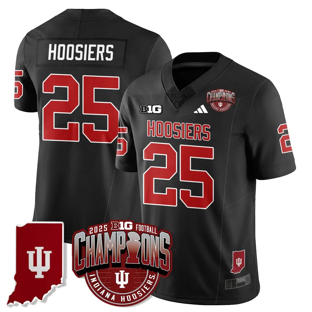 IND Vapor Limited Football Jersey - Big 10 Champions by Indiana Hoosiers