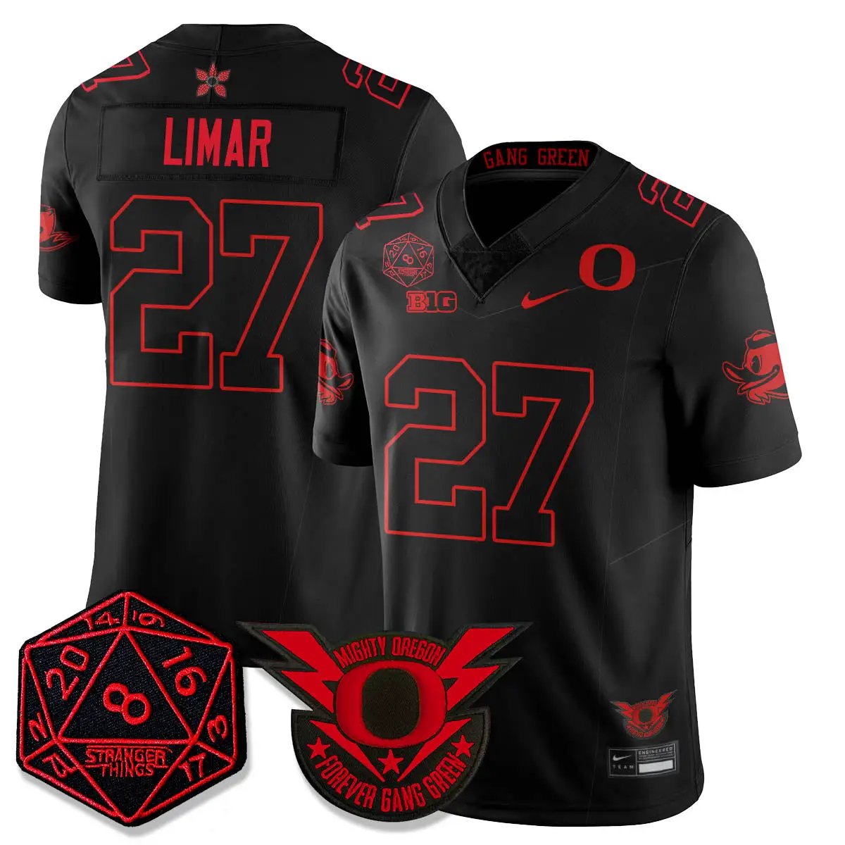 ORE Stranger Things Vapor Limited Jersey by Oregon Ducks