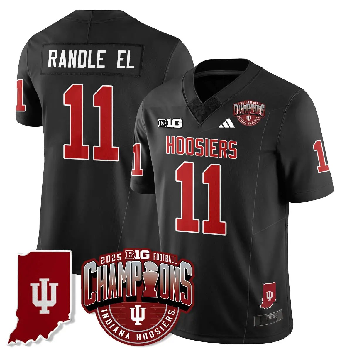 IND Vapor Limited Football Jersey - Big 10 Champions by Indiana Hoosiers