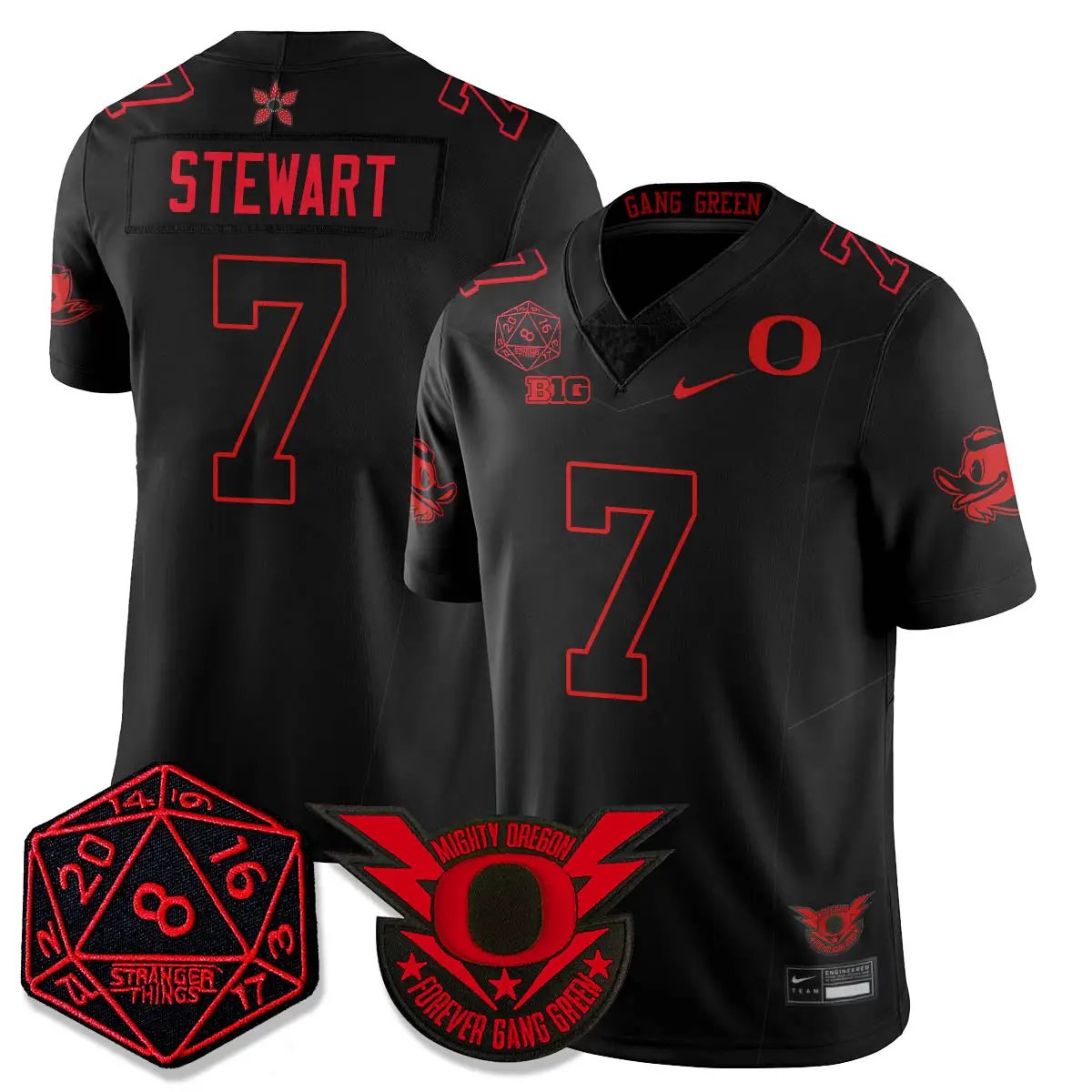 ORE Stranger Things Vapor Limited Jersey by Oregon Ducks