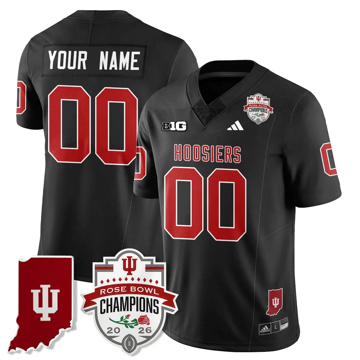 IND Vapor Limited Football Custom Jersey - Rose Bowl Champions by Indiana Hoosiers