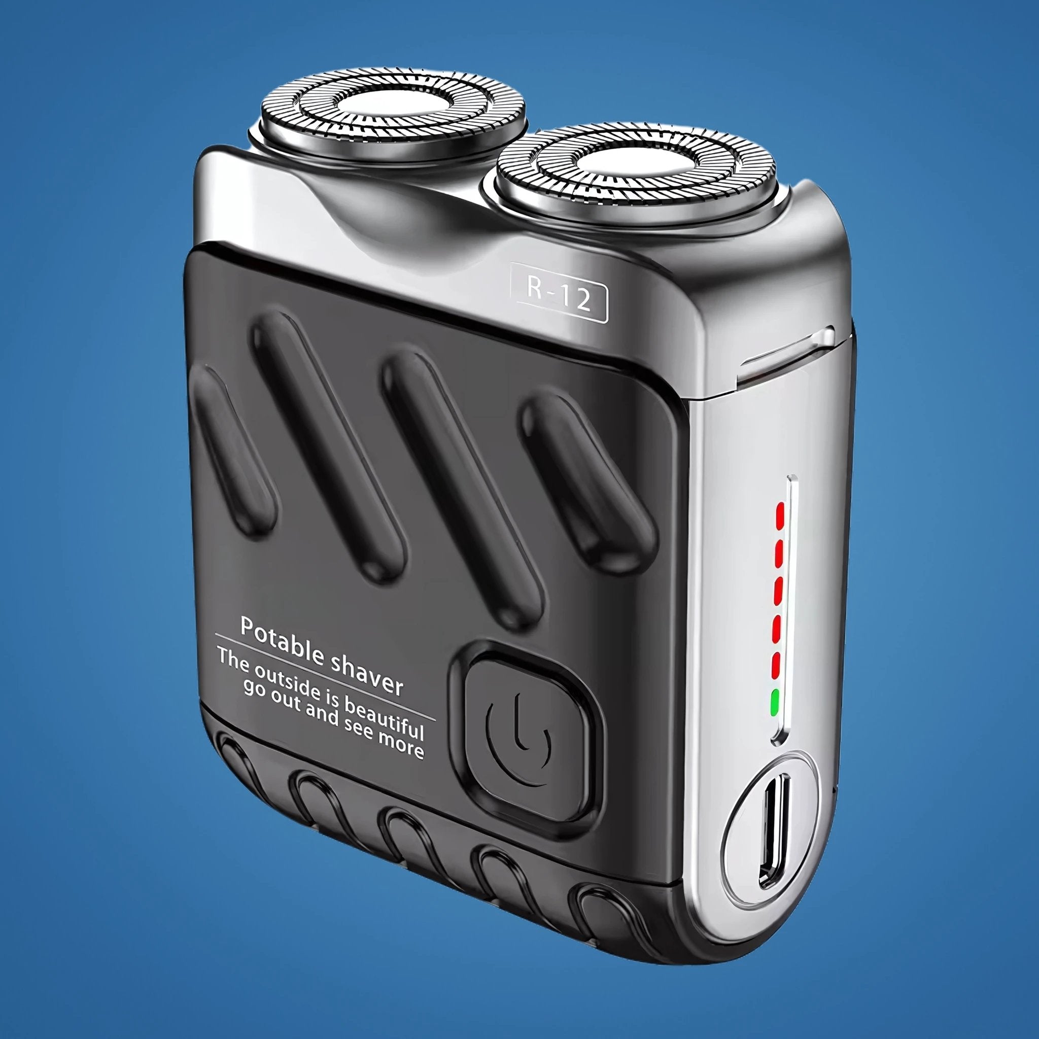 SmoothEdge | Rotary Electric Shaver – Dual-Ring Blades – Water-Resistant – Men's Grooming Bowlift by Bowlift