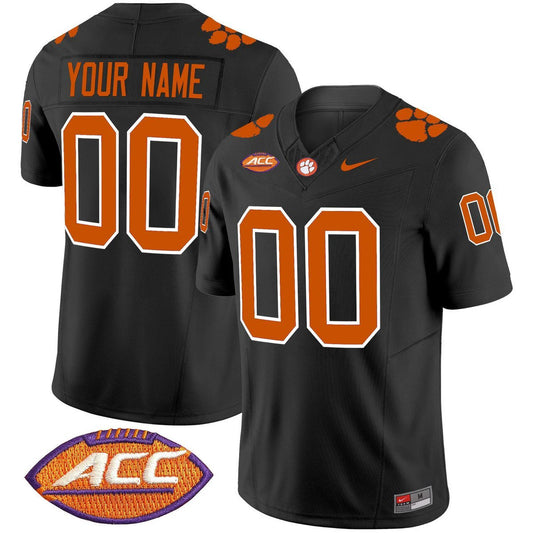 Custom Clemson Tigers Jersey Name, Number 2025 Vapor Limited Stitched Black by My Store NCAA Football Jerseys