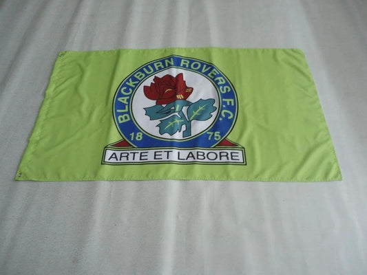 Blackburn Rovers Football Club Flag 3x5ft Banner polyester by flagsjustdoit