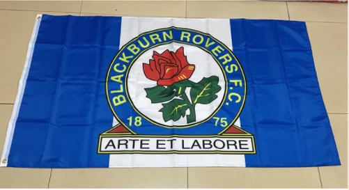 Blackburn Rovers Football Club Flag-3x5ft Banner-100% polyester by flagsshop