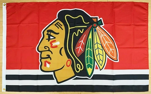 NHL Chicago Blackhawks Flag-3x5 Banner-100% polyester by flagsshop