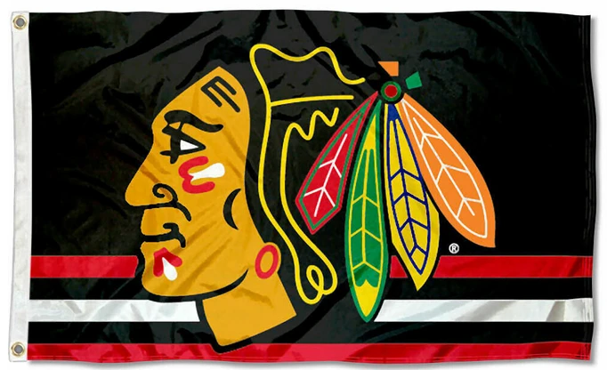 NHL Chicago Blackhawks Flag-3x5 Banner-100% polyester by flagsshop