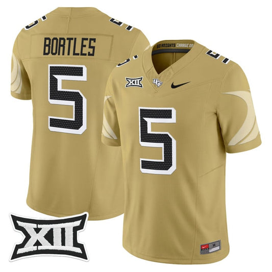 Blake Bortles Jersey #5 UCF Knights 2025 Vapor Limited Stitched Gold by My Store NCAA Football Jerseys