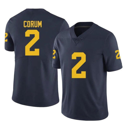 Blake Corum Jersey #2 Michigan Wolverines College Football Jerseys Navy by My Store
