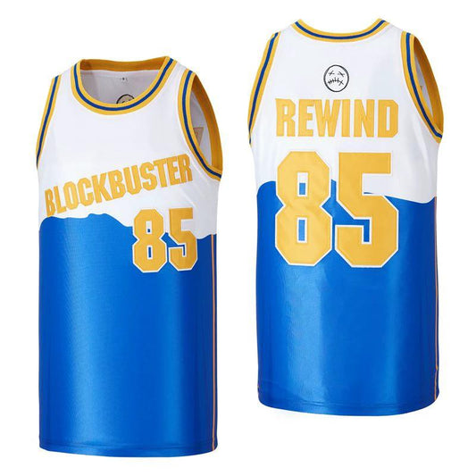 Blockbuster #85 Rewind Basketball Jersey by My store basketball