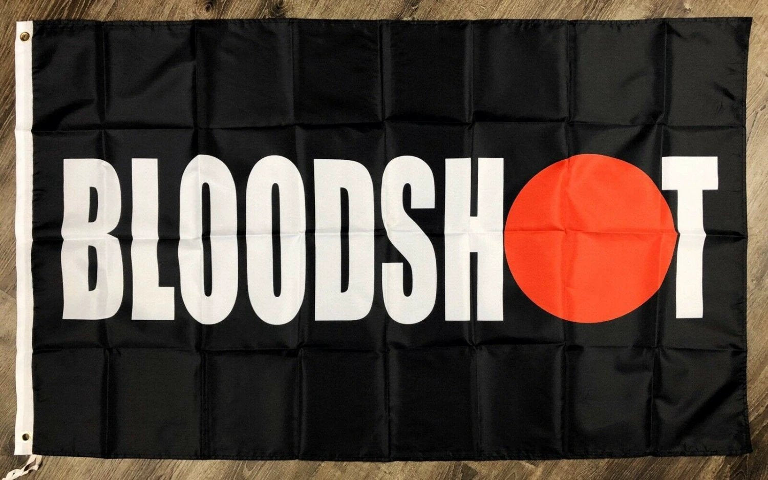 Bloodshot_Comic Flag 3x5 ft Black Logo Banner Valiant Comics Man-Cave Garage by flagsjustdoit