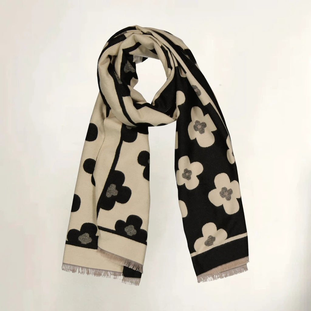 Bloom Classic Floral Winter Scarf by Casa & Beyond