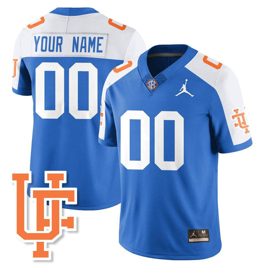 Custom Florida Gators Jersey Bring Back 1960s Throwback Stitched Blue Alter by My Store NCAA Football Jerseys