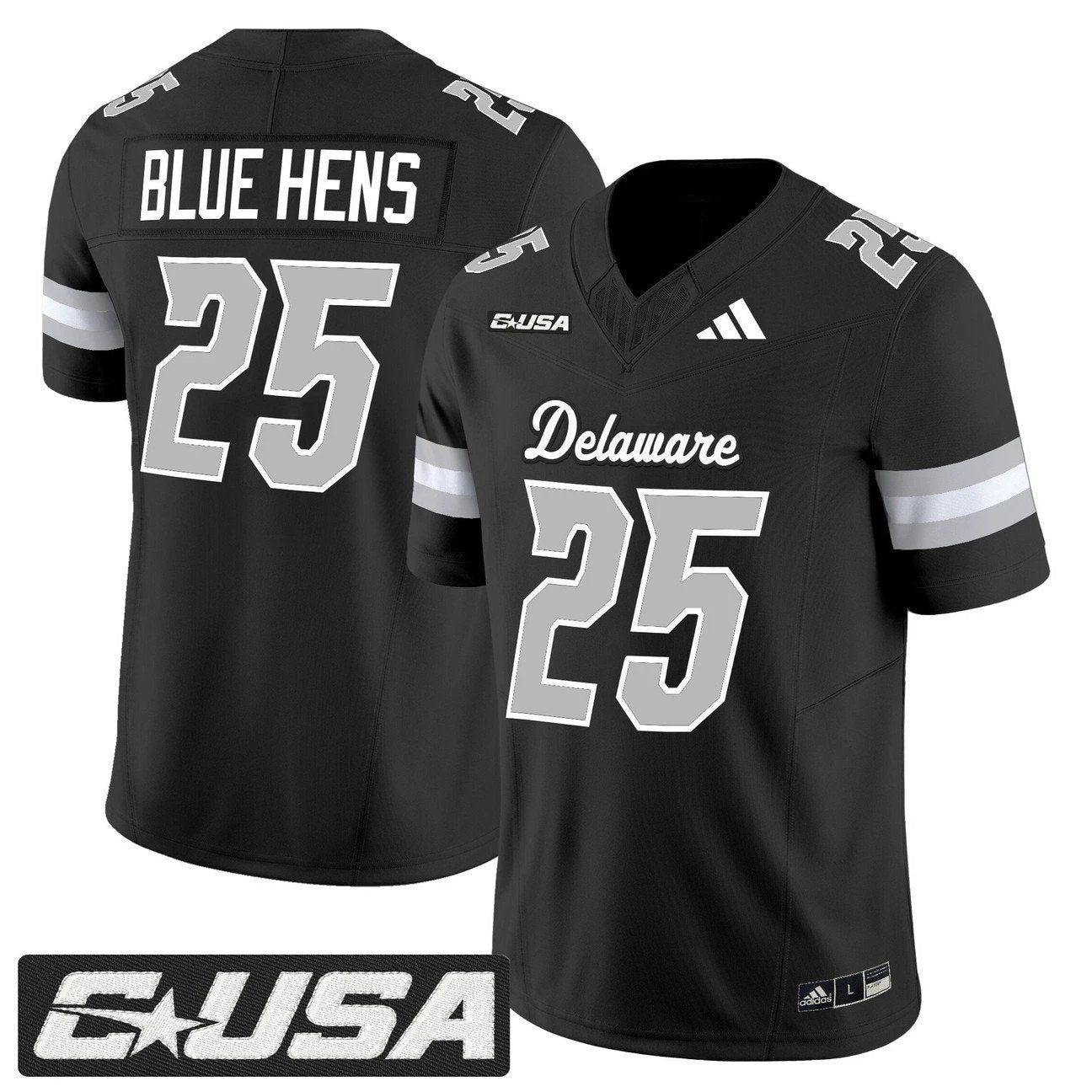 Blue Hens Jersey #25 Delaware Blue Hens 2025 Vapor Limited Stitched by My Store NCAA Football Jerseys