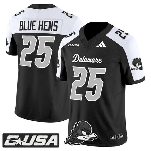 Blue Hens Jersey #25 Delaware Blue Hens 2025 Vapor Limited Stitched by My Store NCAA Football Jerseys