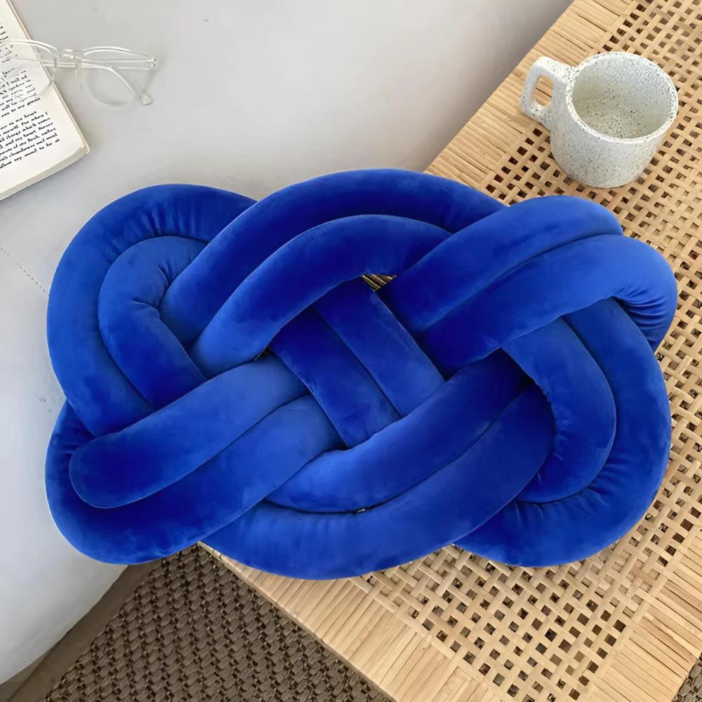 Braided Plush Cushion by Casa & Beyond