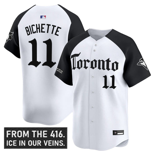 Bo Bichette Jersey #11 Toronto Blue Jays Gothic North Edition Stitched Alternate by My Store