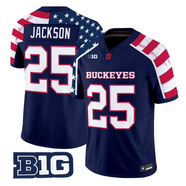 Bo Jackson Jersey #25 Ohio State America 250 Edition Vapor Limited Stitched