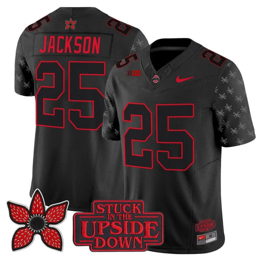 Bo Jackson Jersey #25 Ohio State Stranger Things Edition Vapor Limited Stitched by My Store NCAA Football Jerseys