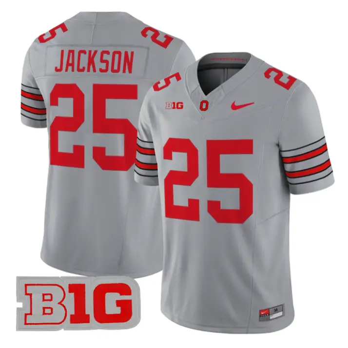 Bo Jackson Jersey #25 Ohio State 2026 Tunnel Vision Limited Stitched by My Store NCAA Football Jerseys