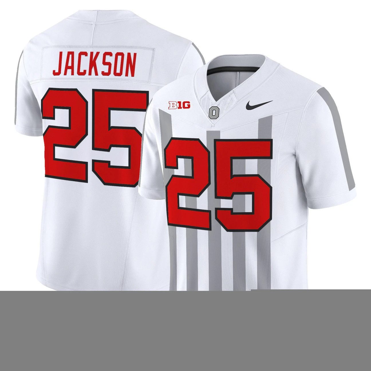 Bo Jackson Jersey #25 Ohio State Buckeyes Throwback Limited Stitched by My Store NCAA Football Jerseys