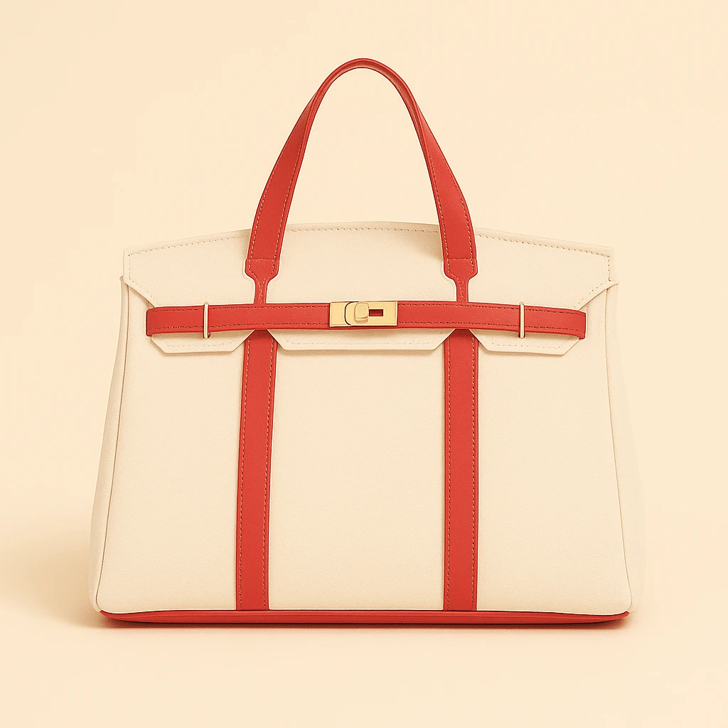 Premium canvas shopper with reinforced steel details by BowLift