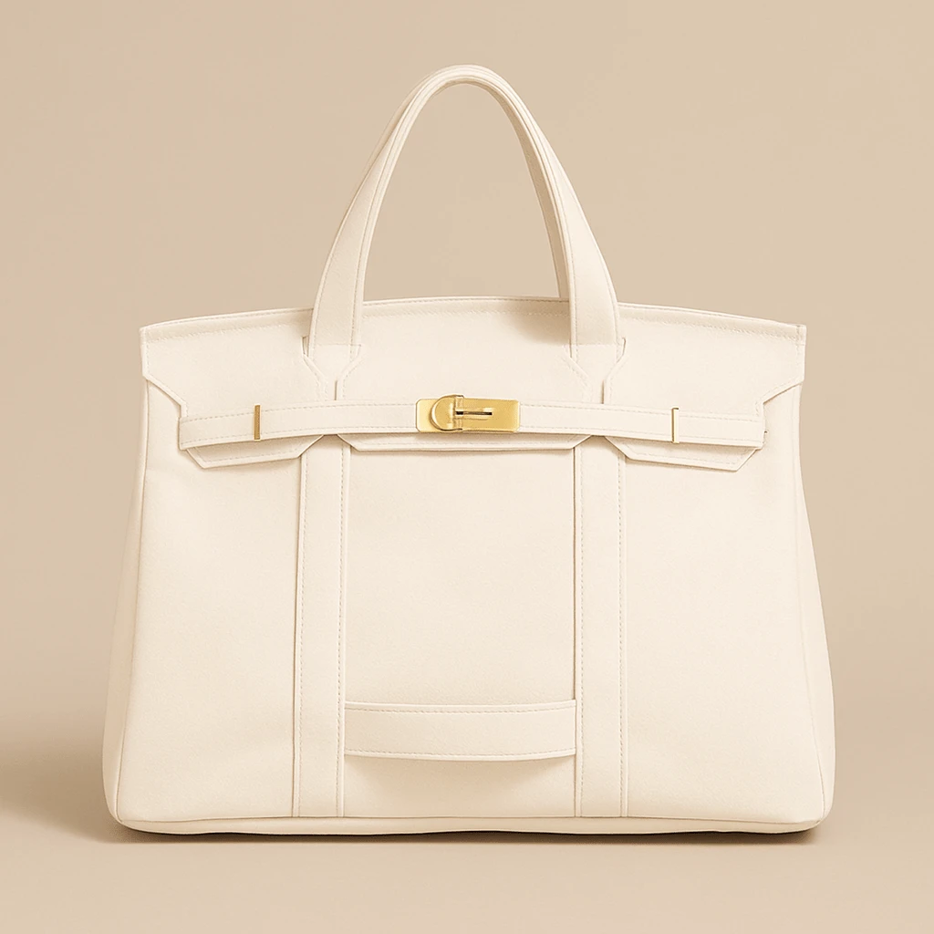 Premium canvas shopper with reinforced steel details by BowLift