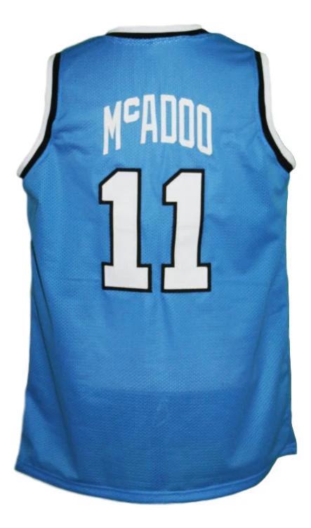 Bob McAdoo Jersey #11 Buffalo Braves Retro Basketball New Sewn Blue by My store basketball