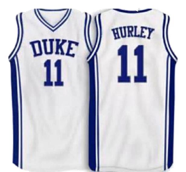 Bobby Hurley Jersey #11 Duke College Basketball New Sewn White by My store basketball
