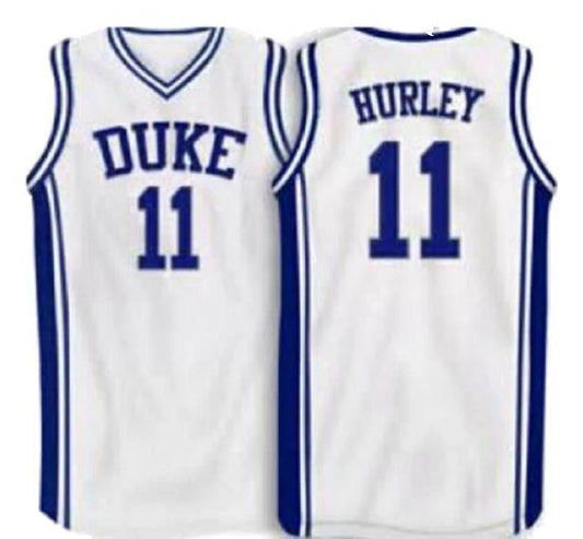 Bobby Hurley Jersey #11 Duke College Basketball New Sewn White by My store basketball