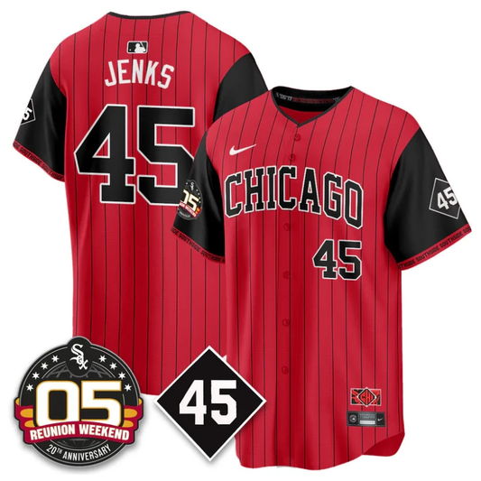 Bobby Jenks Jersey #45 Chicago White Sox 2025 Reunion Weekend City Connect by My Store