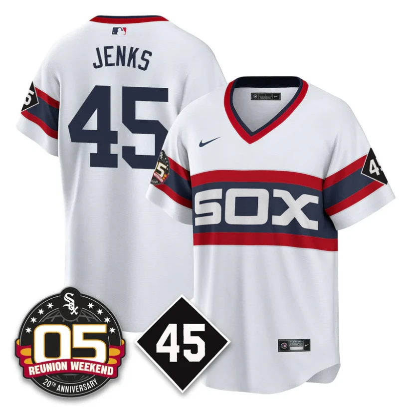 Bobby Jenks Jersey #45 Chicago White Sox 2025 Reunion Weekend Cooperstown by My Store