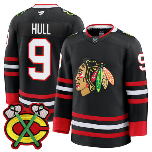 Bobby Hull Jersey #9 Chicago Blackhawks 2025-26 Premium Stitched by Hockey David