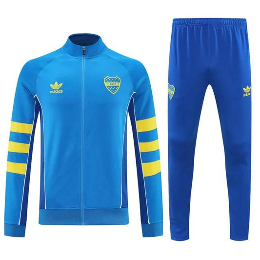 Boca Juniors 2025-26 Soccer Training Set La Bombonera Bold – Blue and Yellow by Soccer Jersey