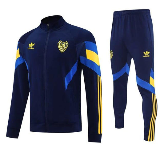 Boca Juniors 2025-26 Soccer Training Set La Bombonera Spirit – Navy and Gold by Soccer Jersey