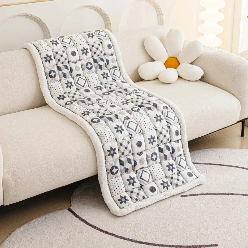 Bohemian Printed Quilted Sofa Cover by Casa & Beyond