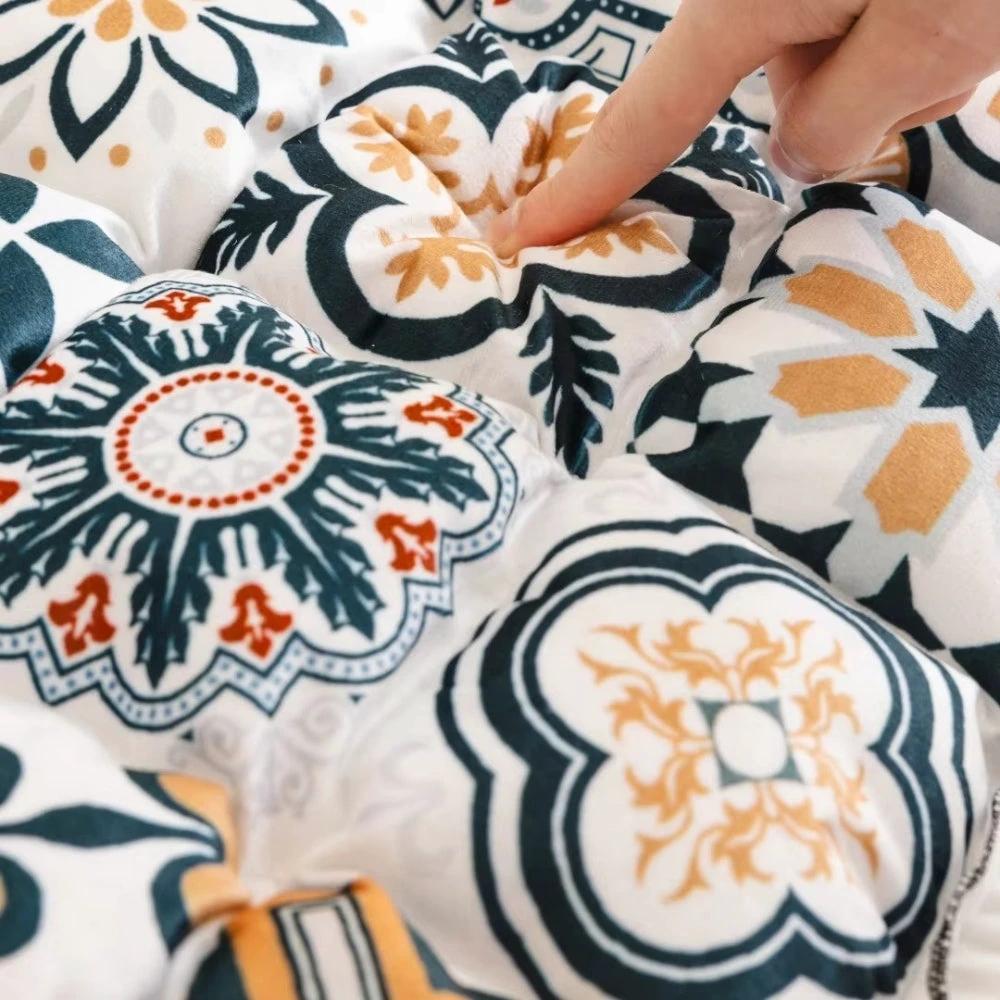 Bohemian Printed Quilted Sofa Cover by Casa & Beyond