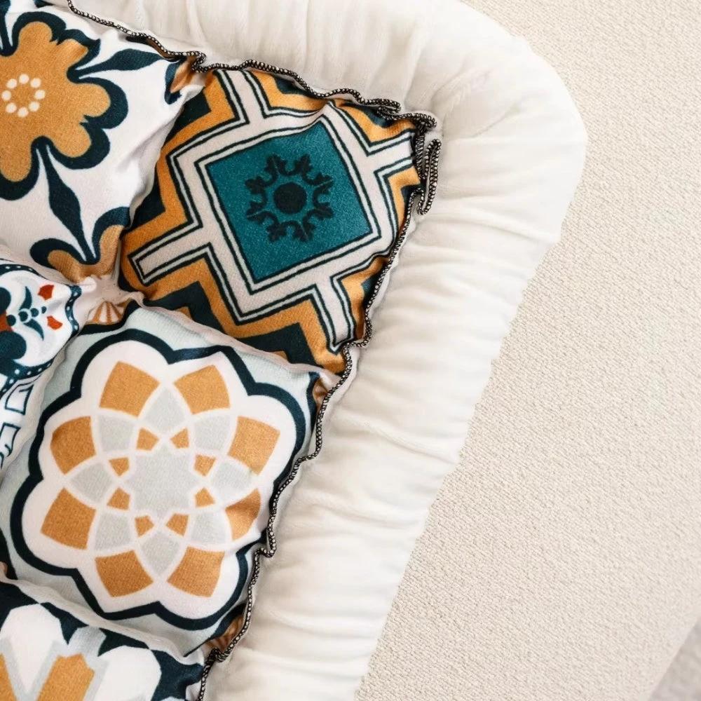 Bohemian Printed Quilted Sofa Cover by Casa & Beyond
