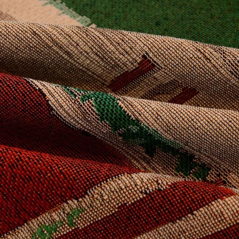 Bohemian Rustic Geometric Sofa Cover by Casa & Beyond