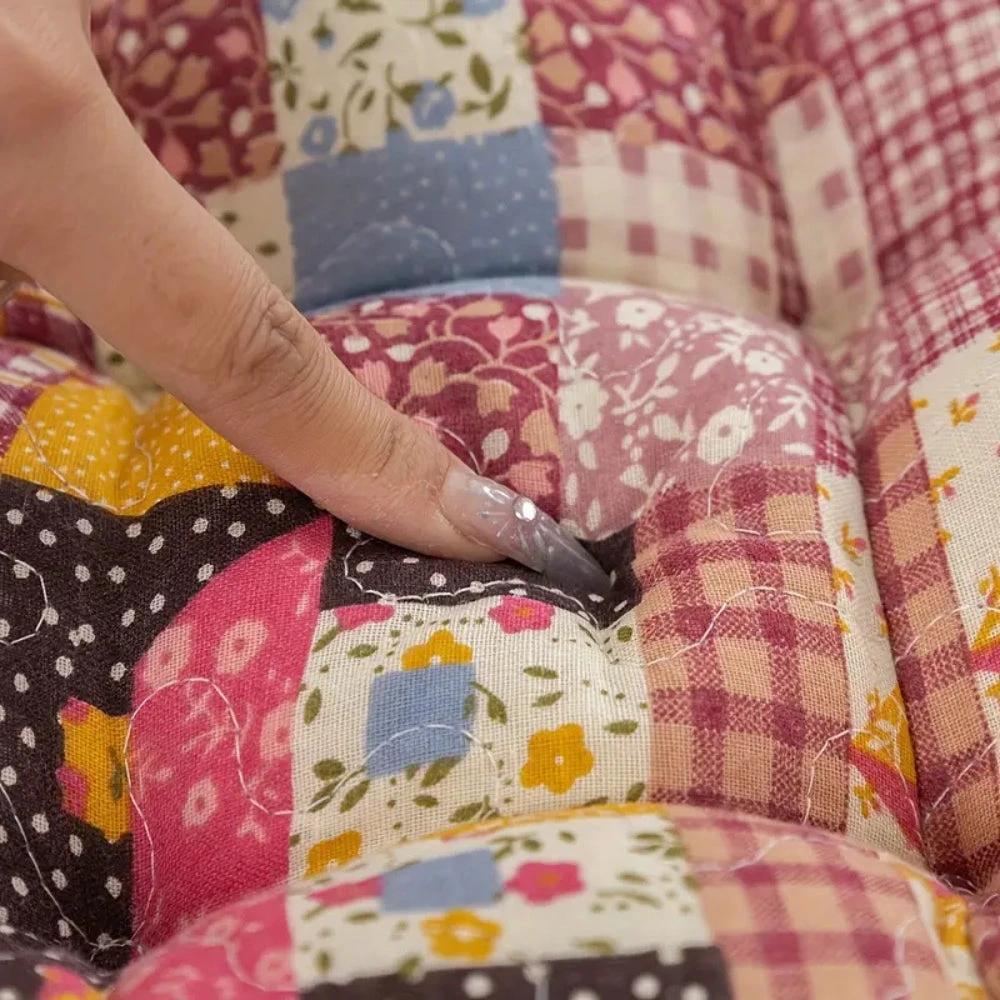 Boho Floral Thick Seat Cushions by Casa & Beyond