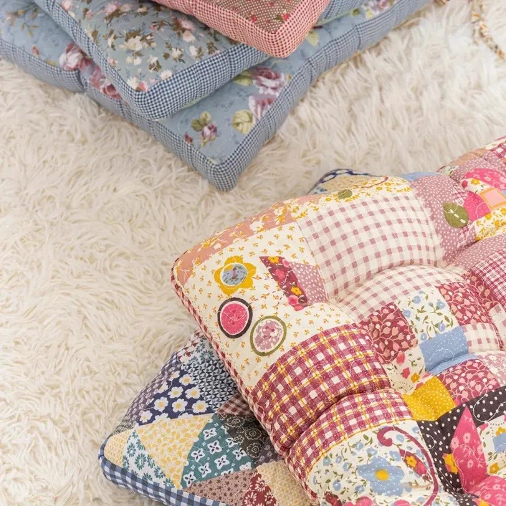 Boho Floral Thick Seat Cushions by Casa & Beyond