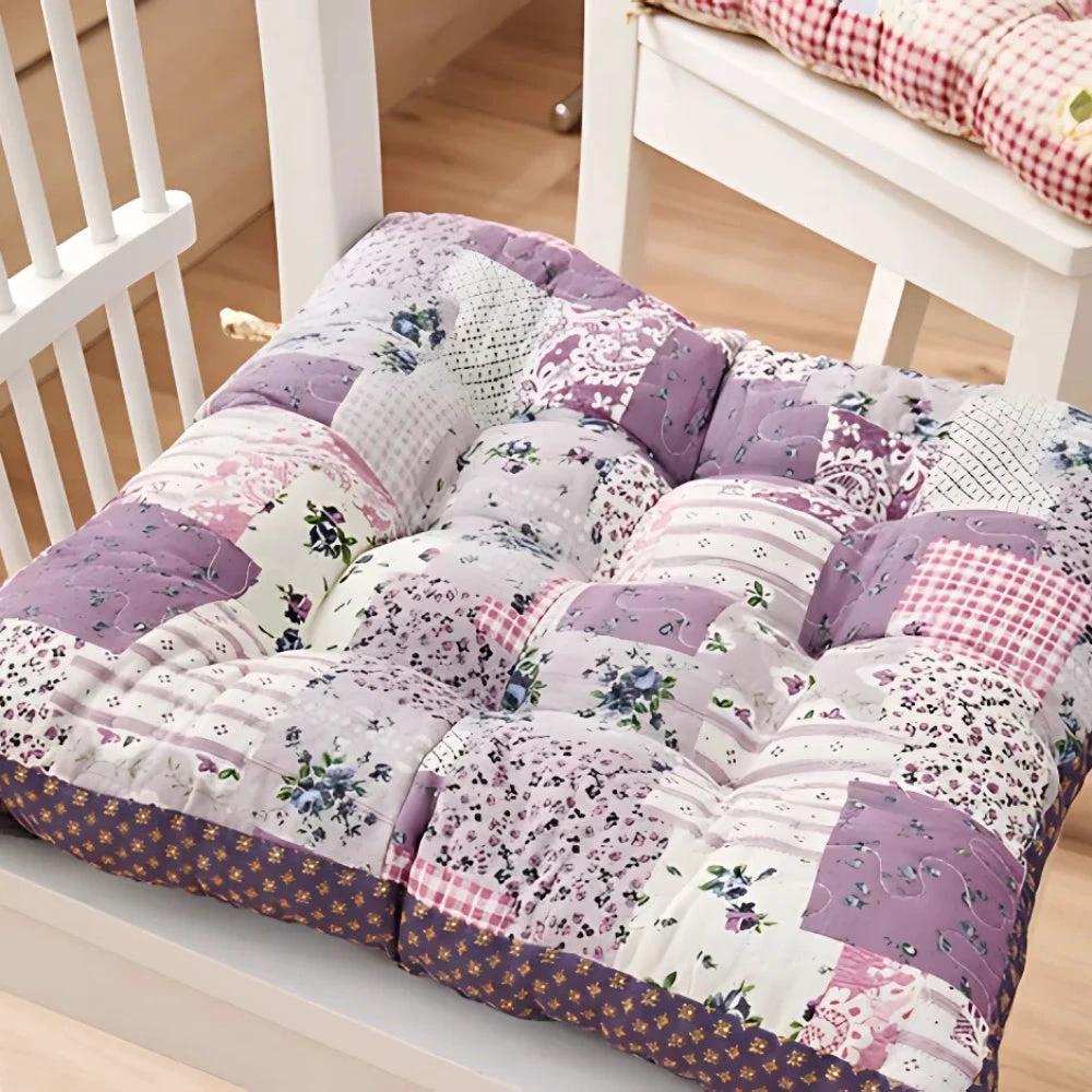 Boho Floral Thick Seat Cushions by Casa & Beyond