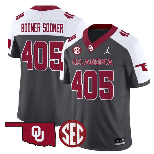 Boomer Sooner Jersey #405 Oklahoma Sooners 2025 Limited Stitched Special by My Store NCAA Football Jerseys