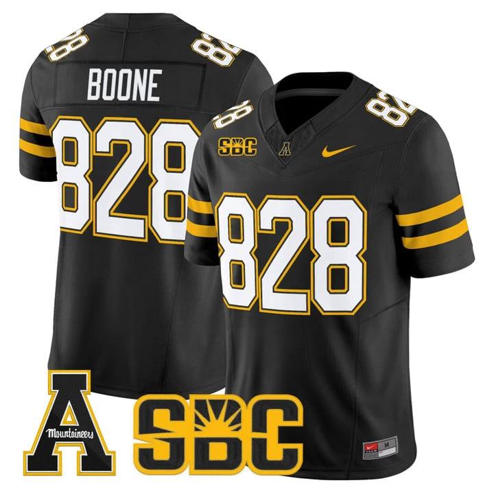 Boone Jersey #828 App State Mountaineers 2025 Vapor Limited Stitched by My Store NCAA Football Jerseys