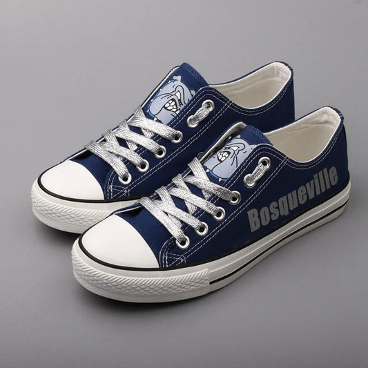 Bosqueville Bulldogs Sport Sneakers Shoes For Men Women Fans by Crocs