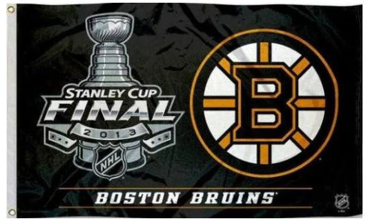 Boston Bruins 2013 Stanley Cup Finals Flag 3X5Ft Polyester Digital Print Banner USA by flagsjustdoit